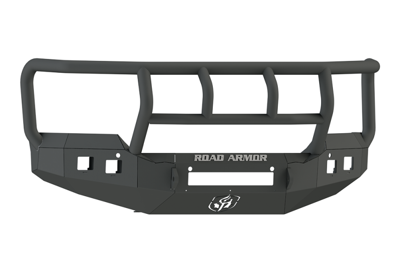 GMC 2500 Front Bumper - Road Armor - Stealth Front Bumper w/Titan II Guard - Tex Blk - `15-`19